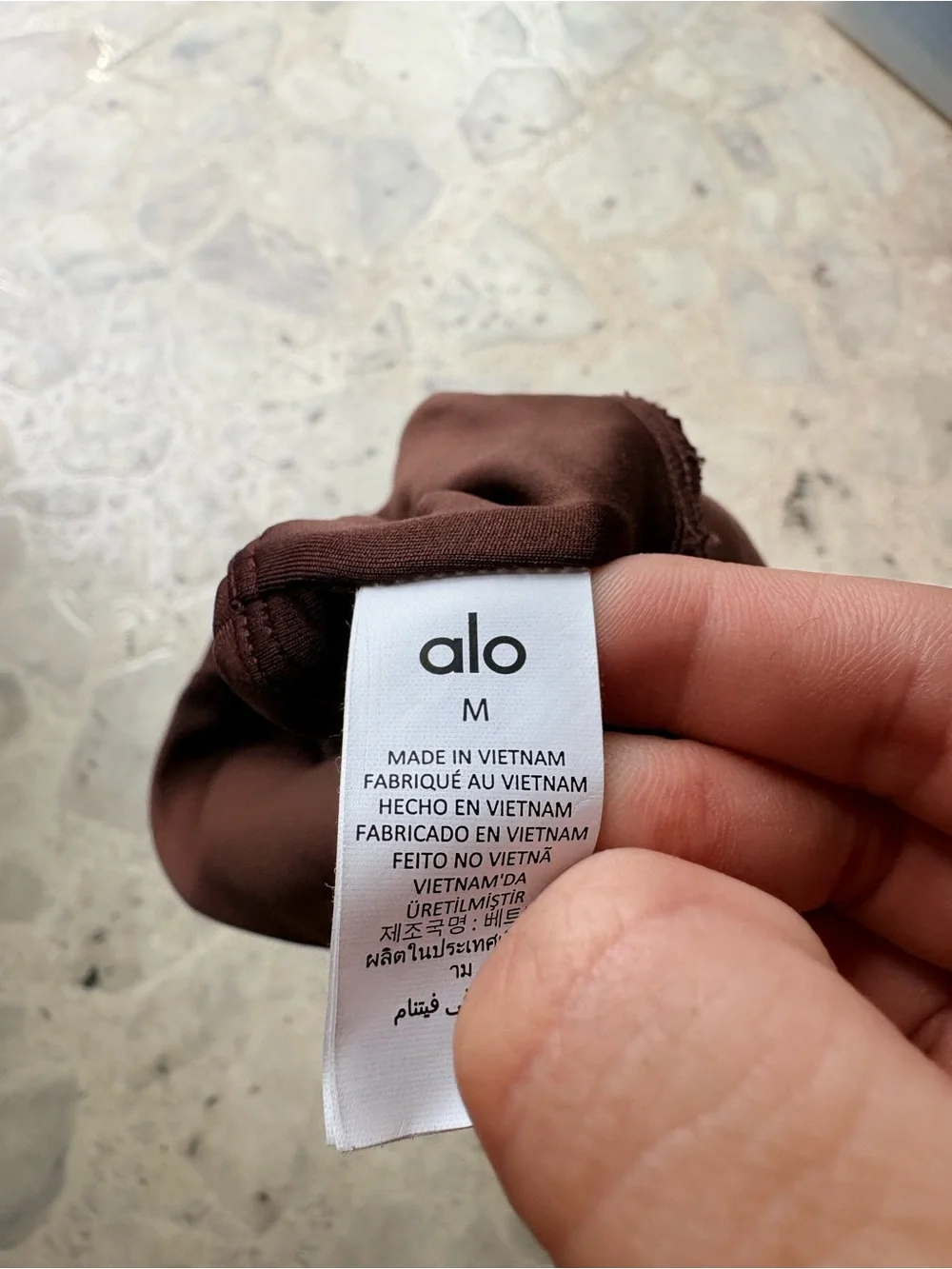 Alo Yoga Airlift Sports Bra Brown – Size Medium